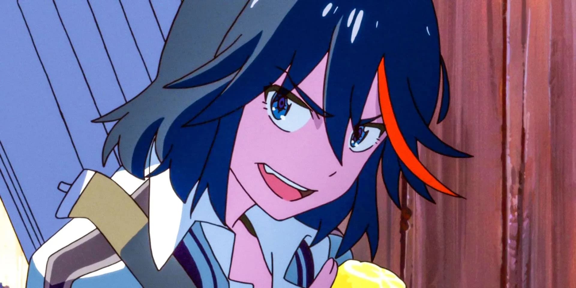 Рюко Матой в школьной форме в аниме Kill la Kill.