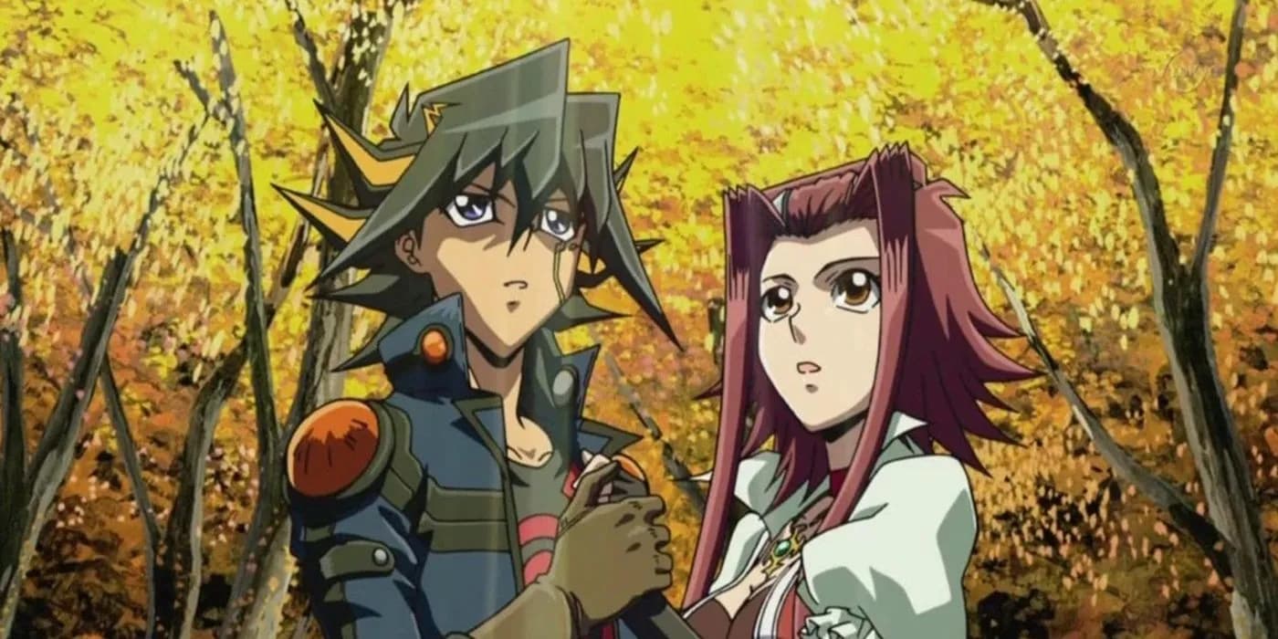 Юсэй Фудо и Аки Идзаёи в «Yu-Gi-Oh! 5D's»