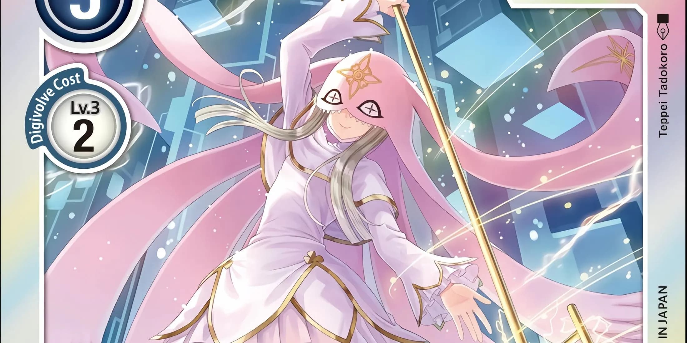 Sistermon Blanc Awakened на арте карты TCG