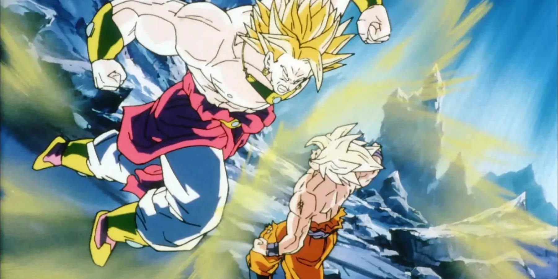 Гоку против Броли в Dragon Ball Z