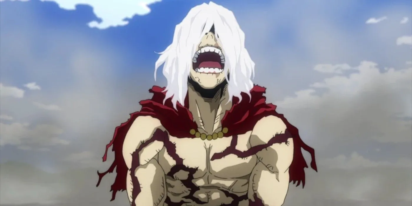 Шигараки выражает ярость и боль в «Моей геройской академии»