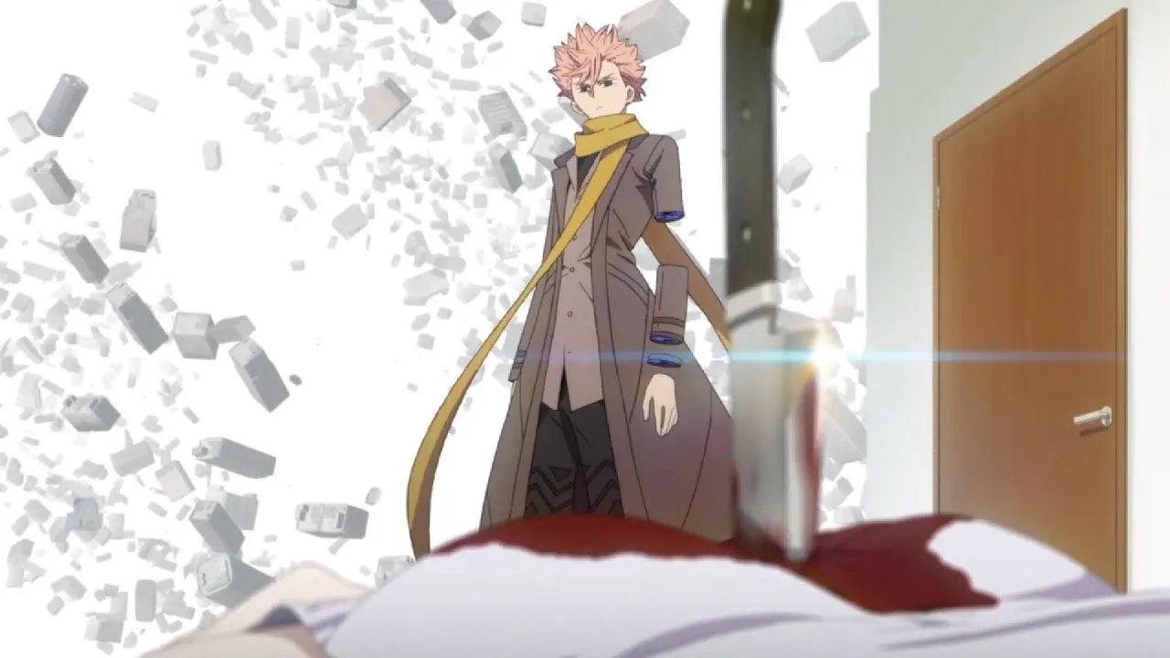 Кадр из аниме «ID: Вторжение», Акихито в ментальном пространстве