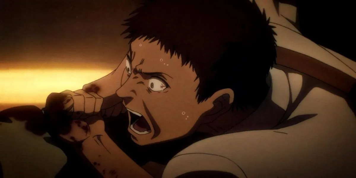 Кадр из аниме «Смертельный парад», Симада