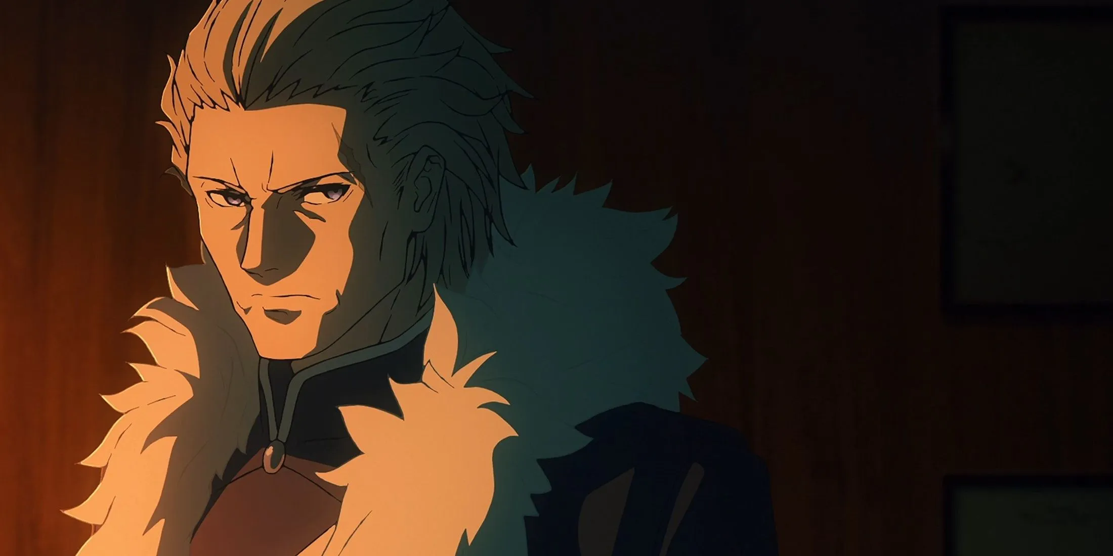 Персонаж из аниме «Судьба/Странная подделка» в боевой позе