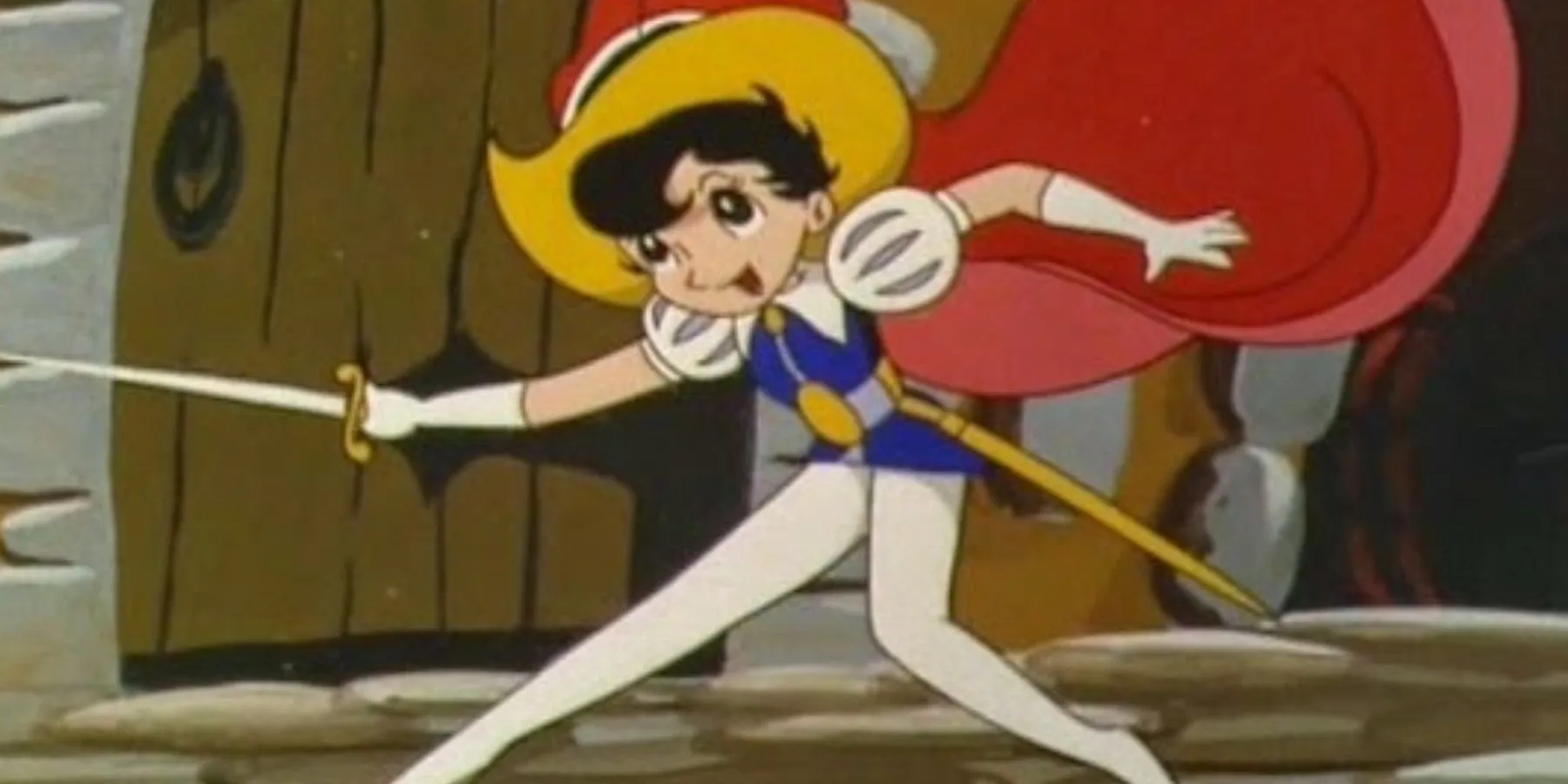 Кадр из аниме «Принцесса-рыцарь», принцесса Сапфир