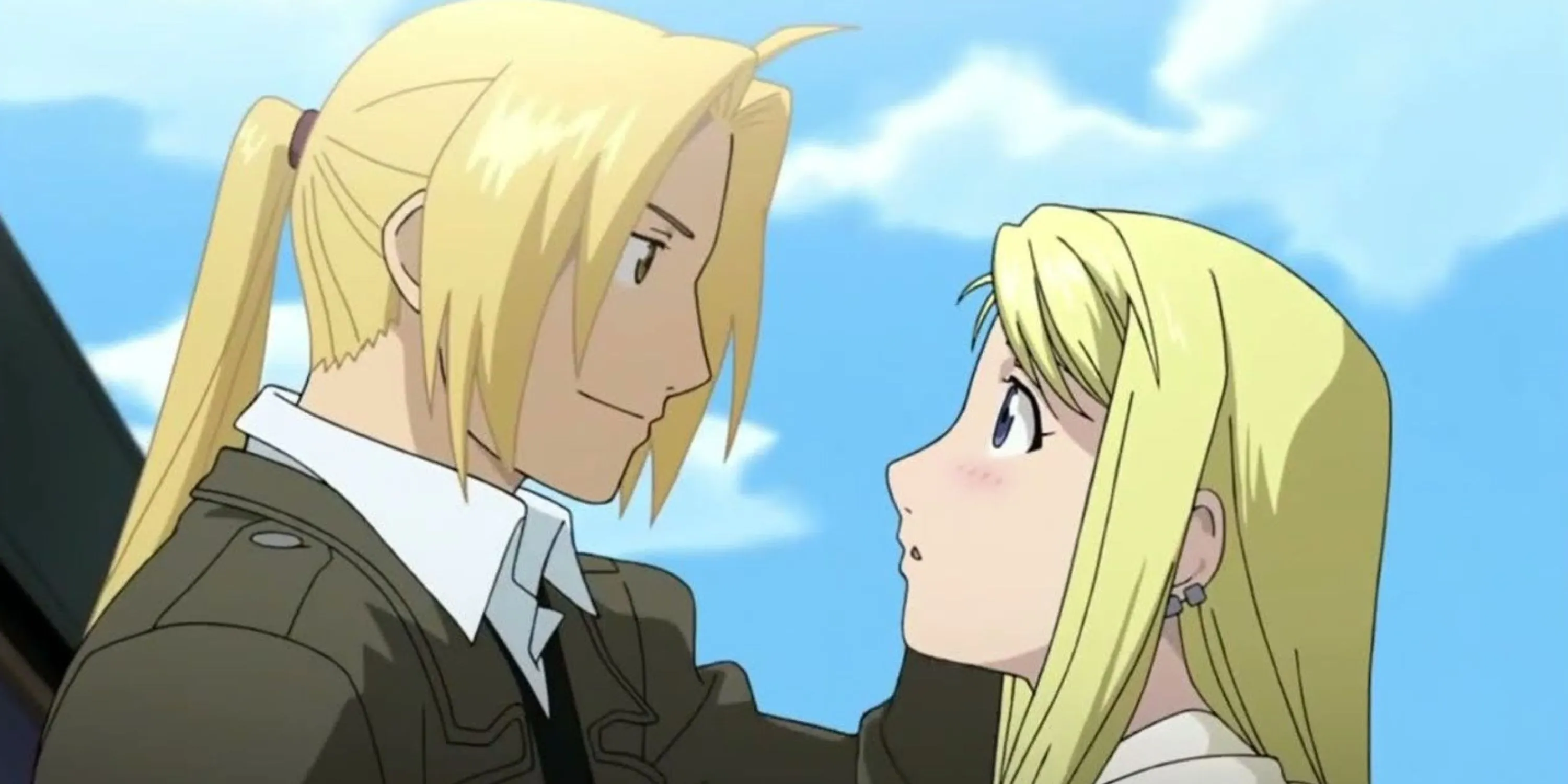 Эдвард Элрик и Уинри Рокбелл в «Стальном алхимике»