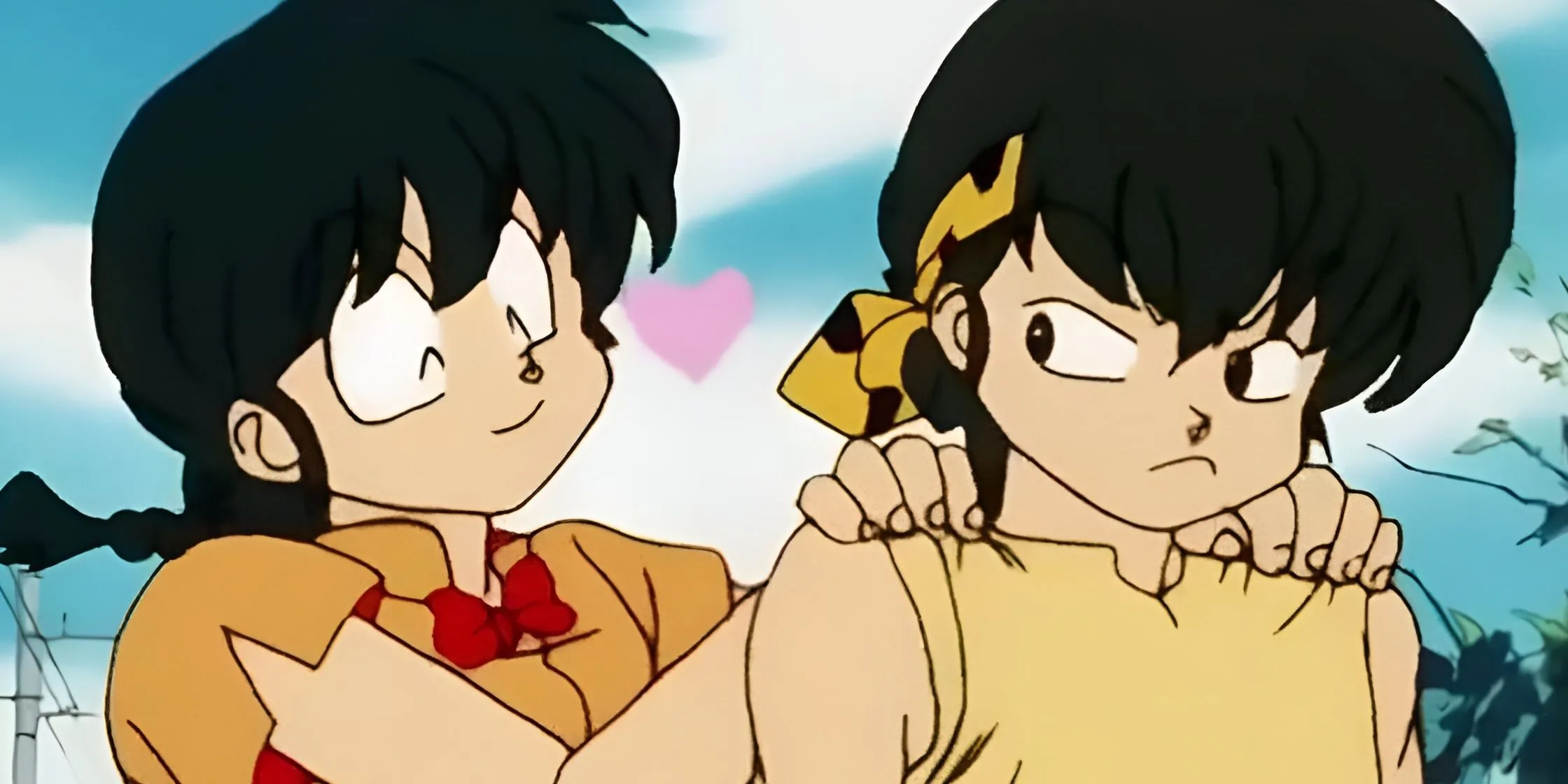 Ранма и Рёга в аниме «Ранма 1/2»