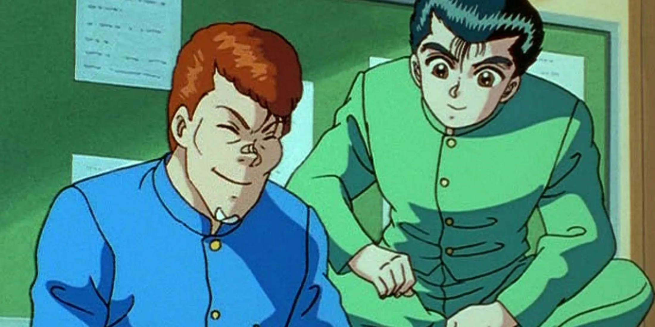 Кувабара и Юске в «Отчёте о буйстве духов»