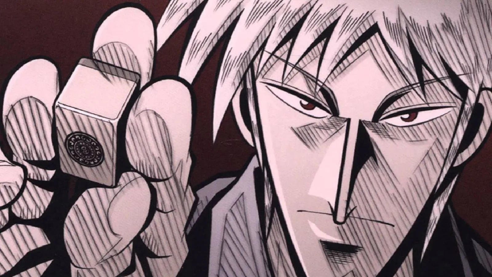 Акаги играет в маджонг