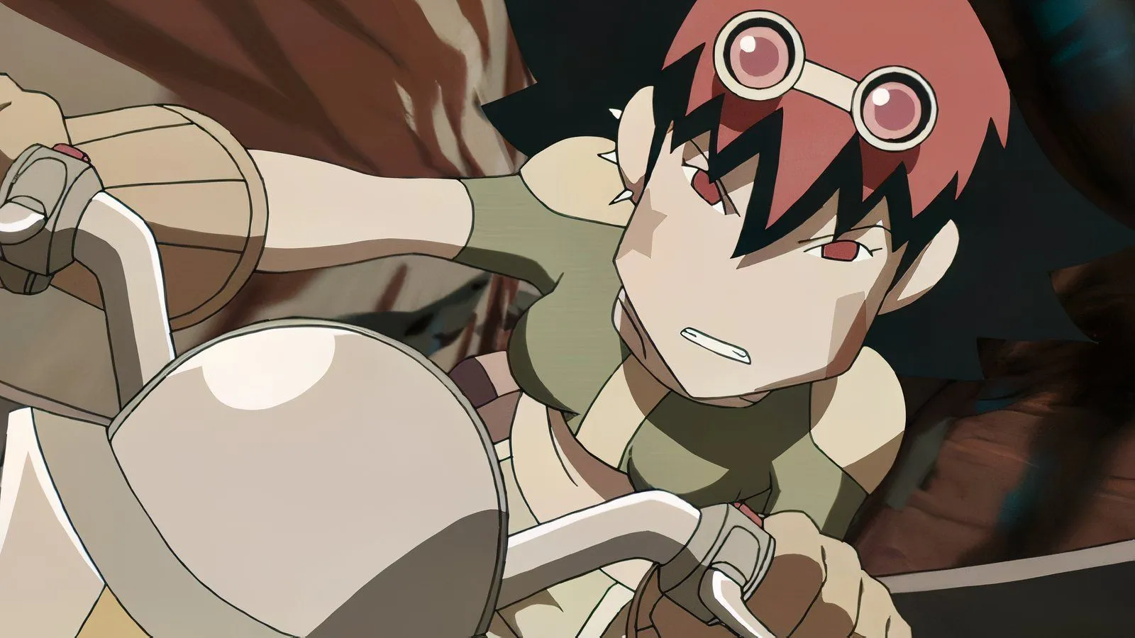 Молли (Ева) участвует в гонке в «Обан: Звёздных гонках»