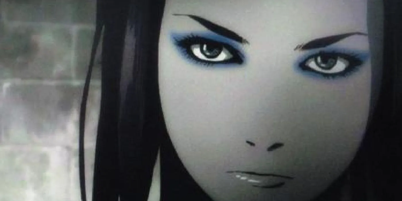 Рэ-л Мэйер пристально смотрит в «Эрго Прокси»