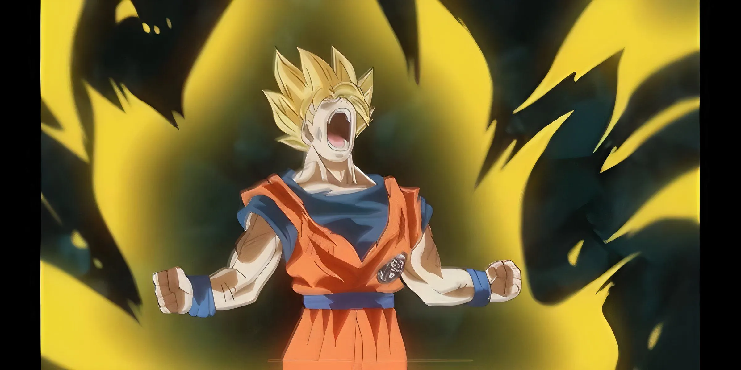 Гоку противостоит Бирусу, аниме «Драконий жемчуг: Супер»