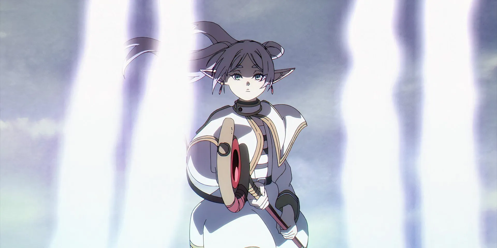 Фрирен готовит заклинание в аниме «Фрирен»