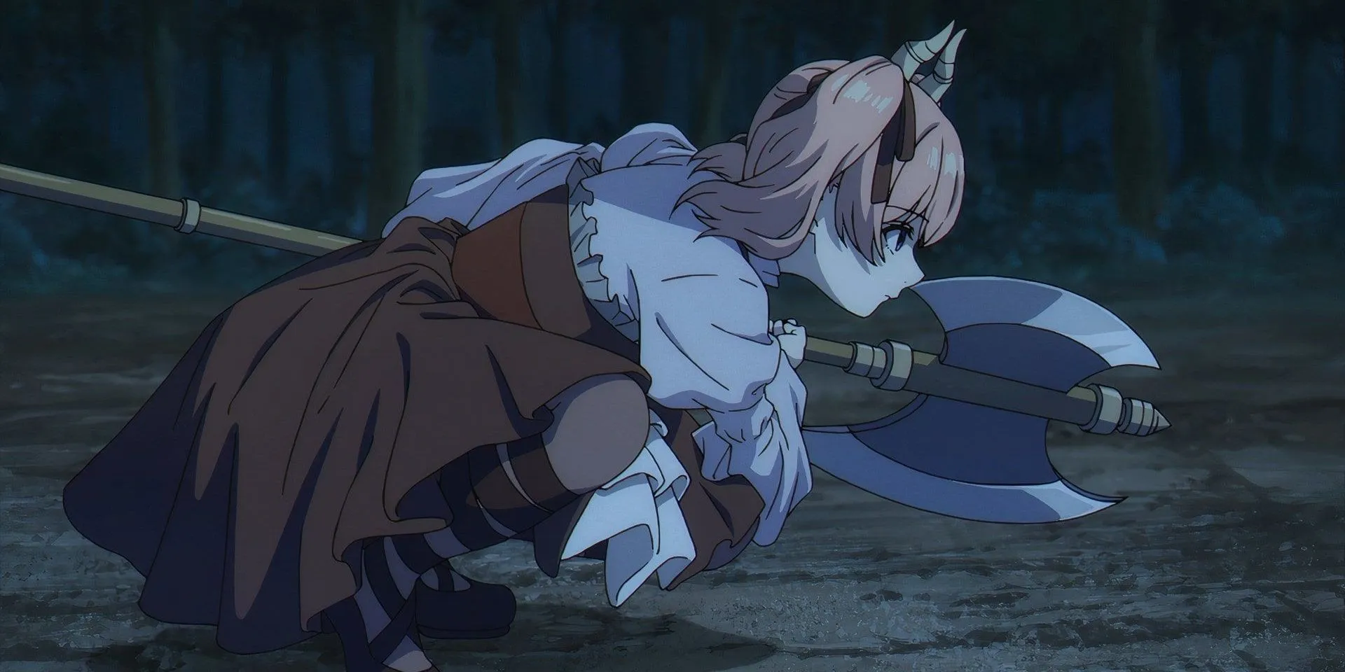 Лини готовится к бою со Штарком в аниме «Фрирен»