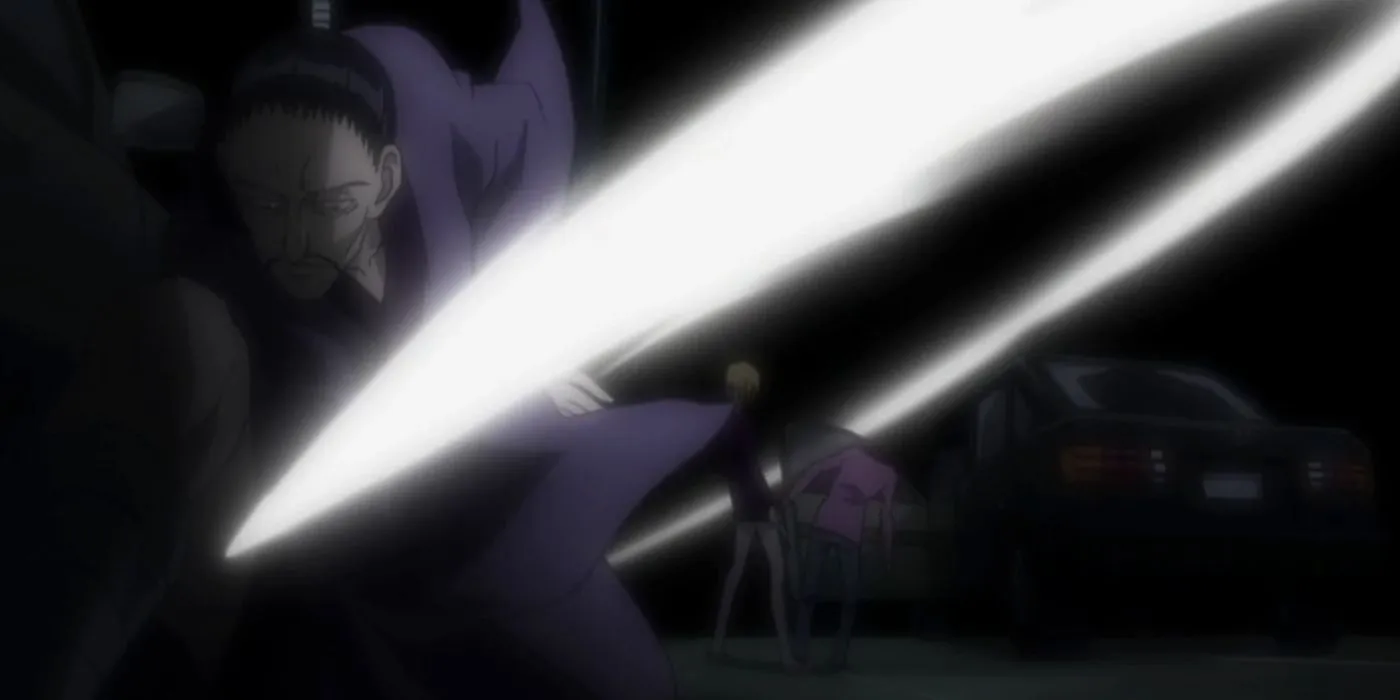 Нобунага в бою в «Охотник х Охотник»