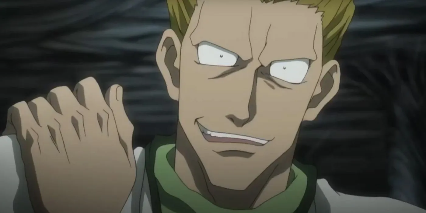 Финкс в разговоре с товарищами в «Охотник х Охотник»