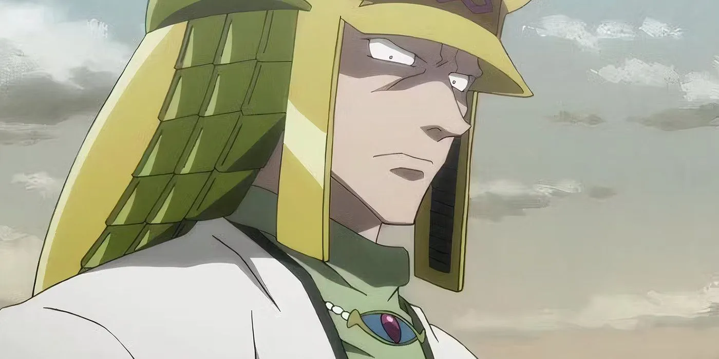 Финкс в египетском наряде в «Охотник х Охотник»