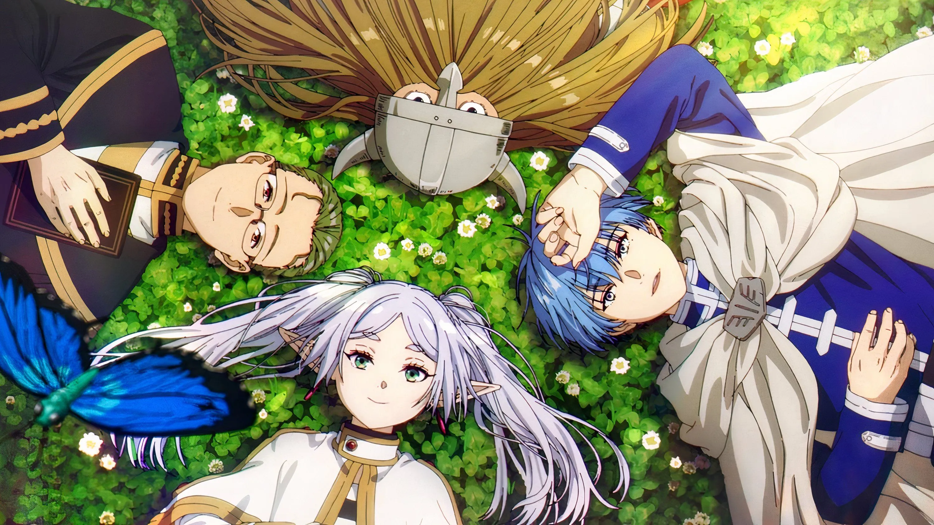 Кадр из аниме, напоминающего стиль «Фрирен»