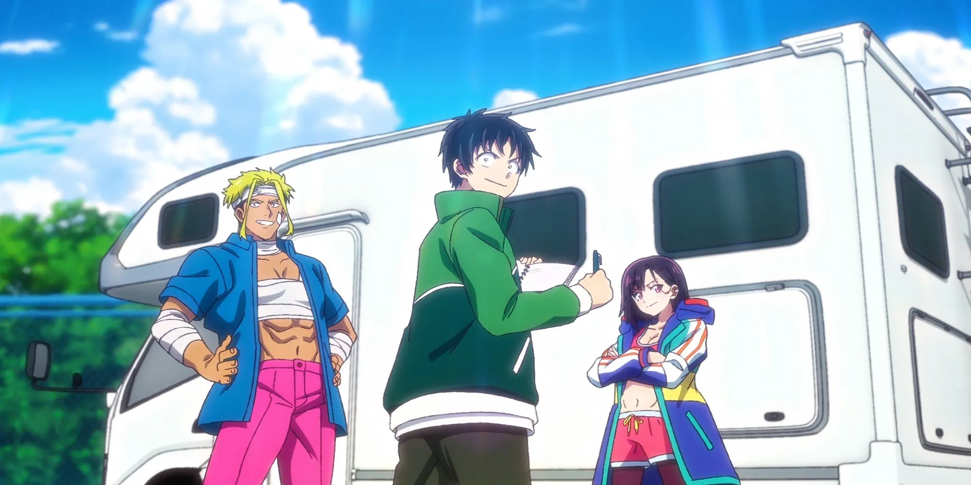 Акира, Кэнтё и Сидзука из Zom 100