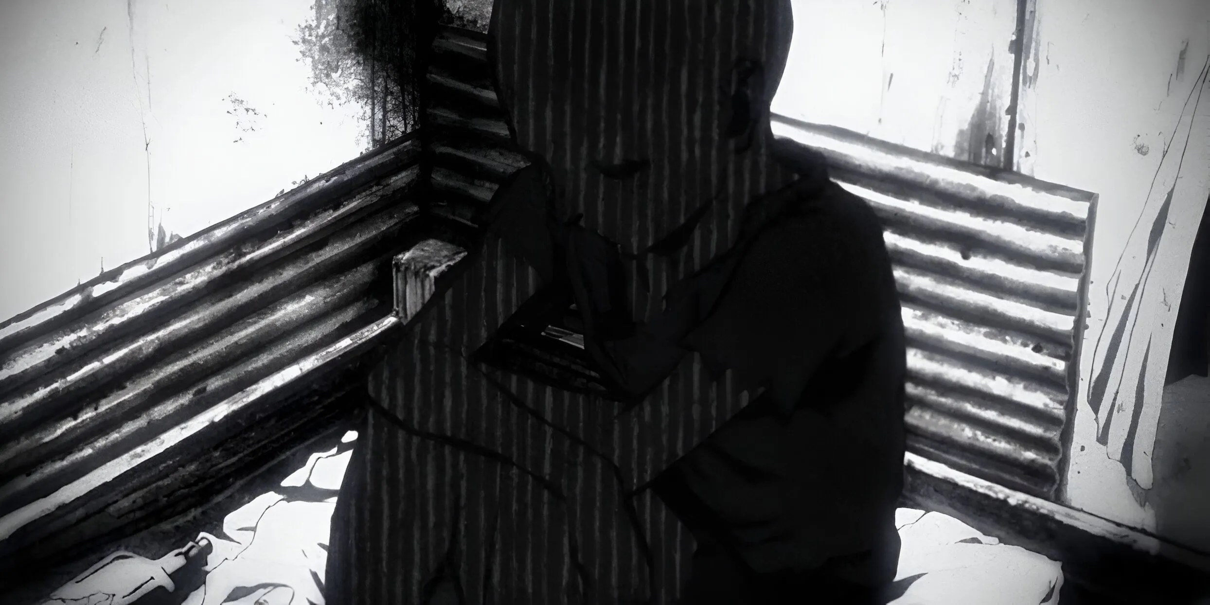 Кадр: флэшбэк Гайро в кровати