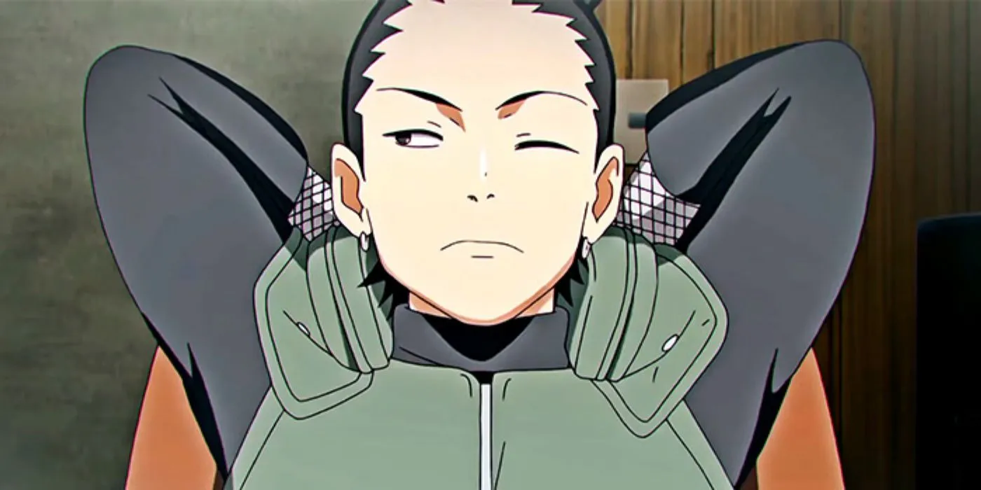 Сикамару из «Наруто» лежит и отдыхает