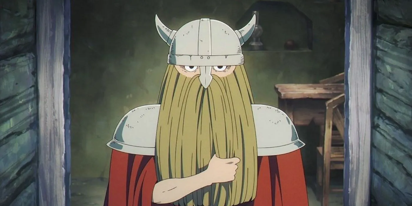 Айзен поглаживает бороду, глядя на зрителя