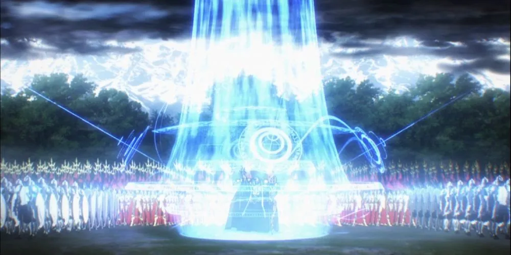 Айнз использует заклинание