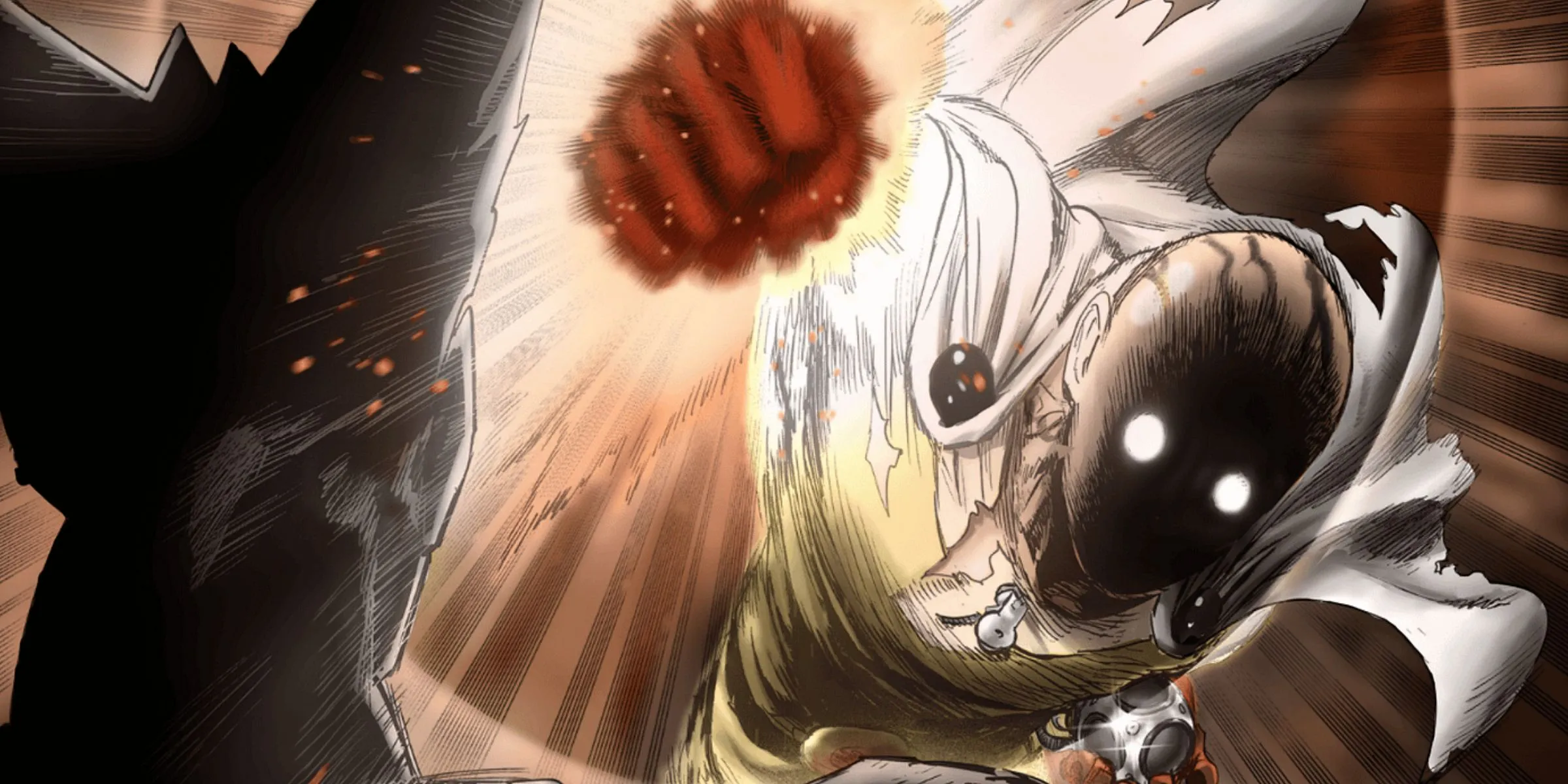 Сайтама наносит серьёзный удар