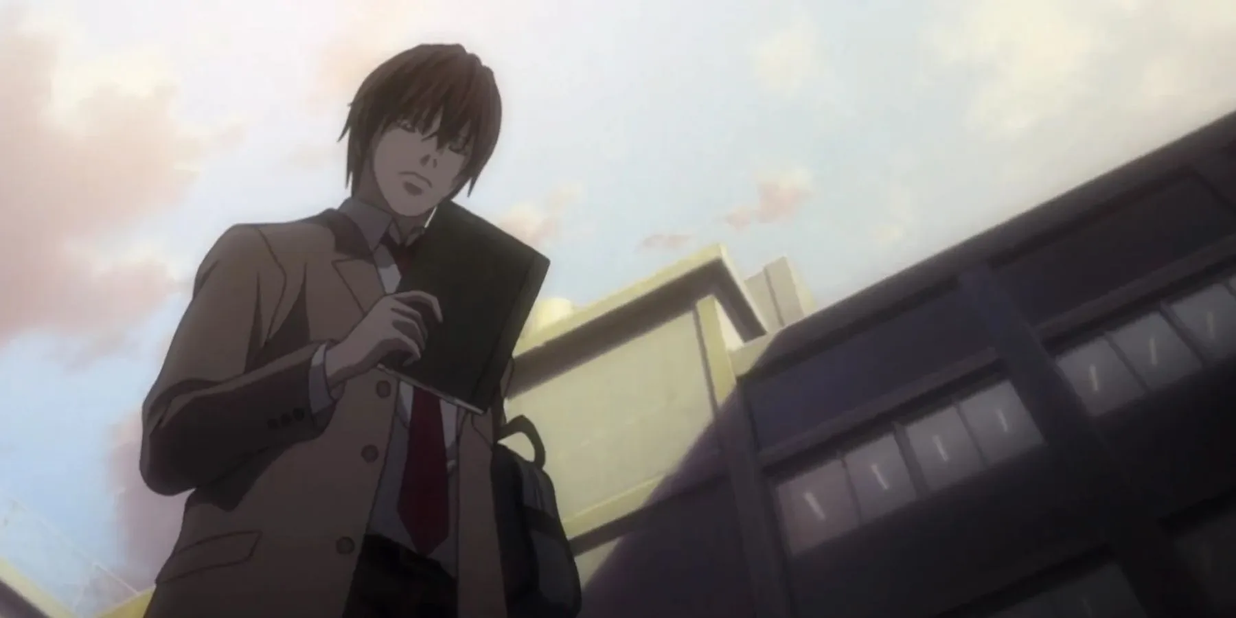 Кадр из аниме «Тетрадь смерти»