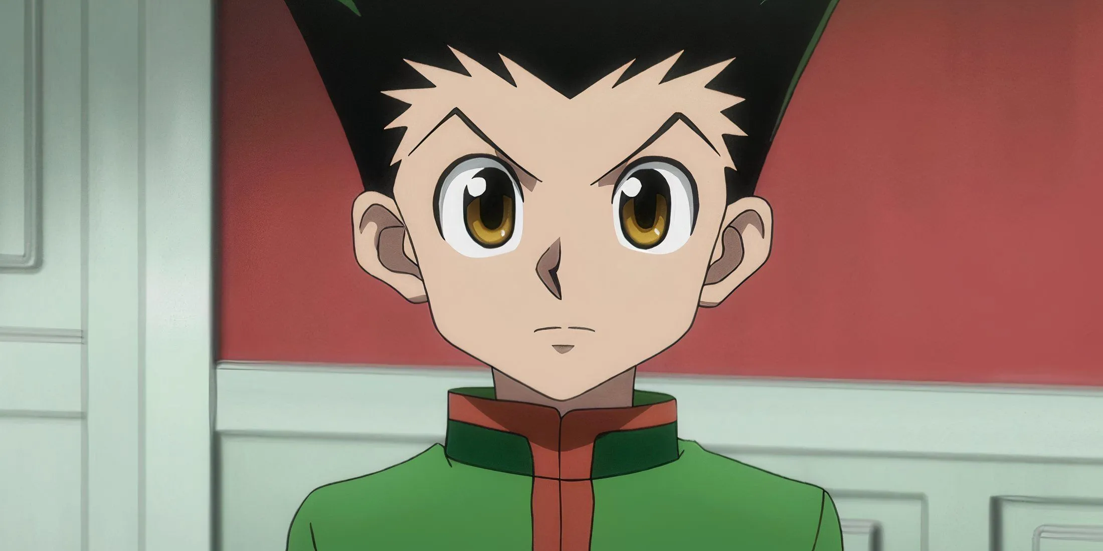 Гон показывает знак виктории в «Охотник х Охотник»