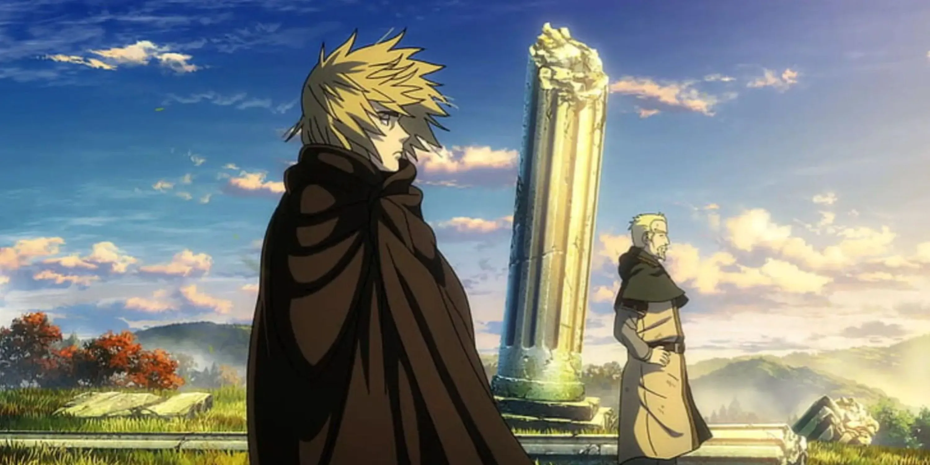 Кадр из аниме «Сага о Винланде», Торфинн в бою