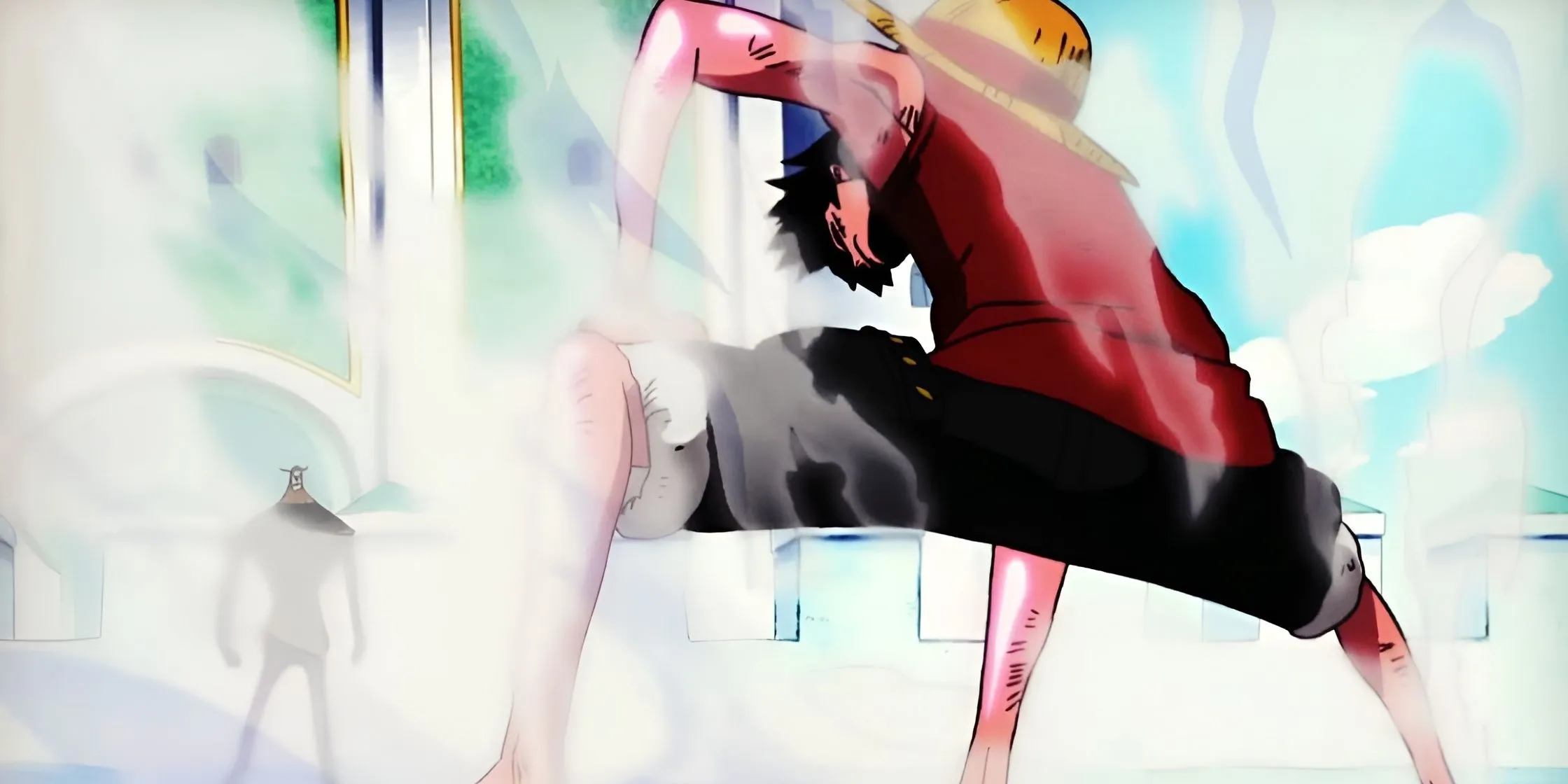 Луффи против Блюно, аниме «Ван-Пис»