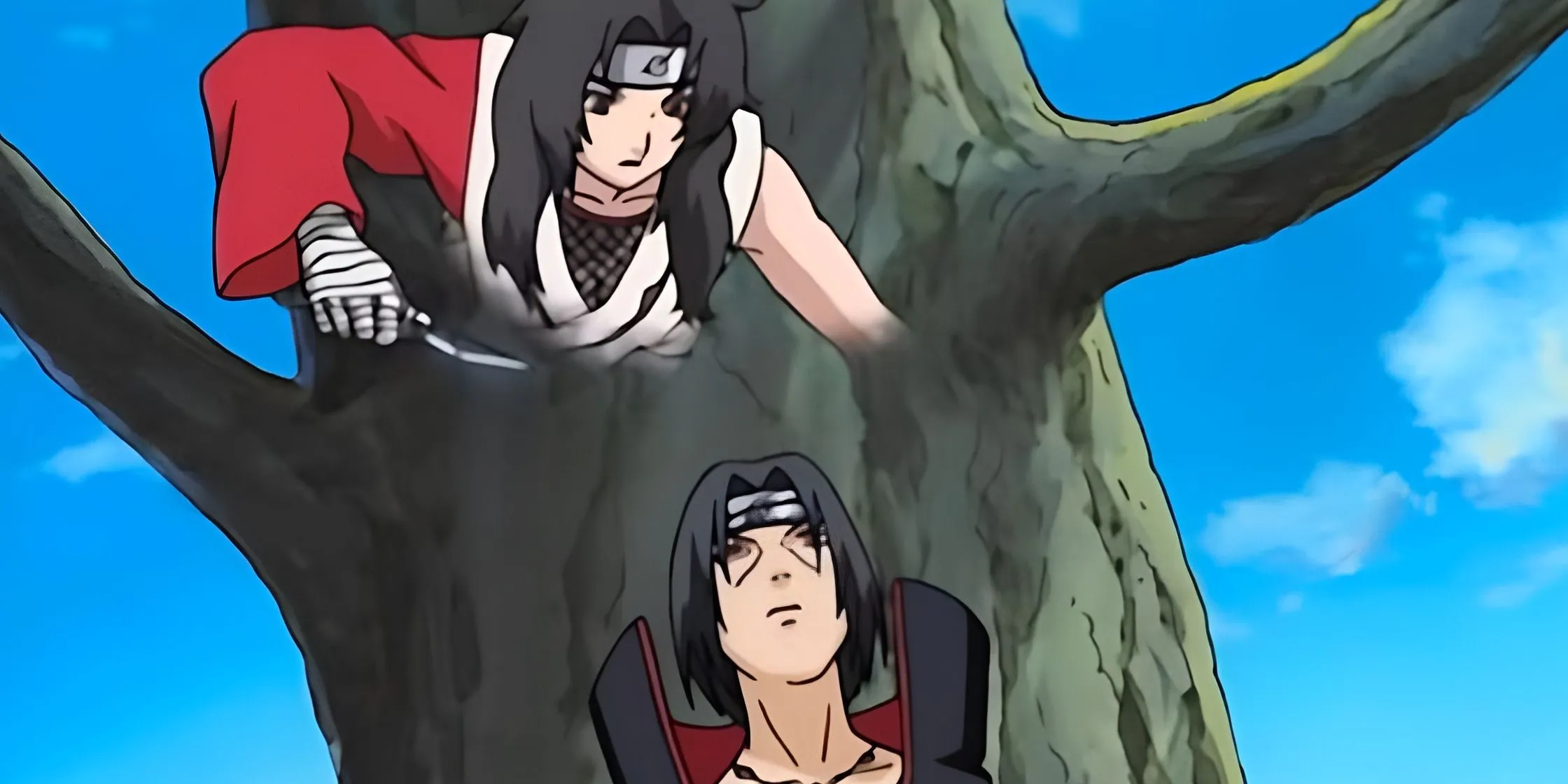 Итачи и Куренай в аниме «Наруто»