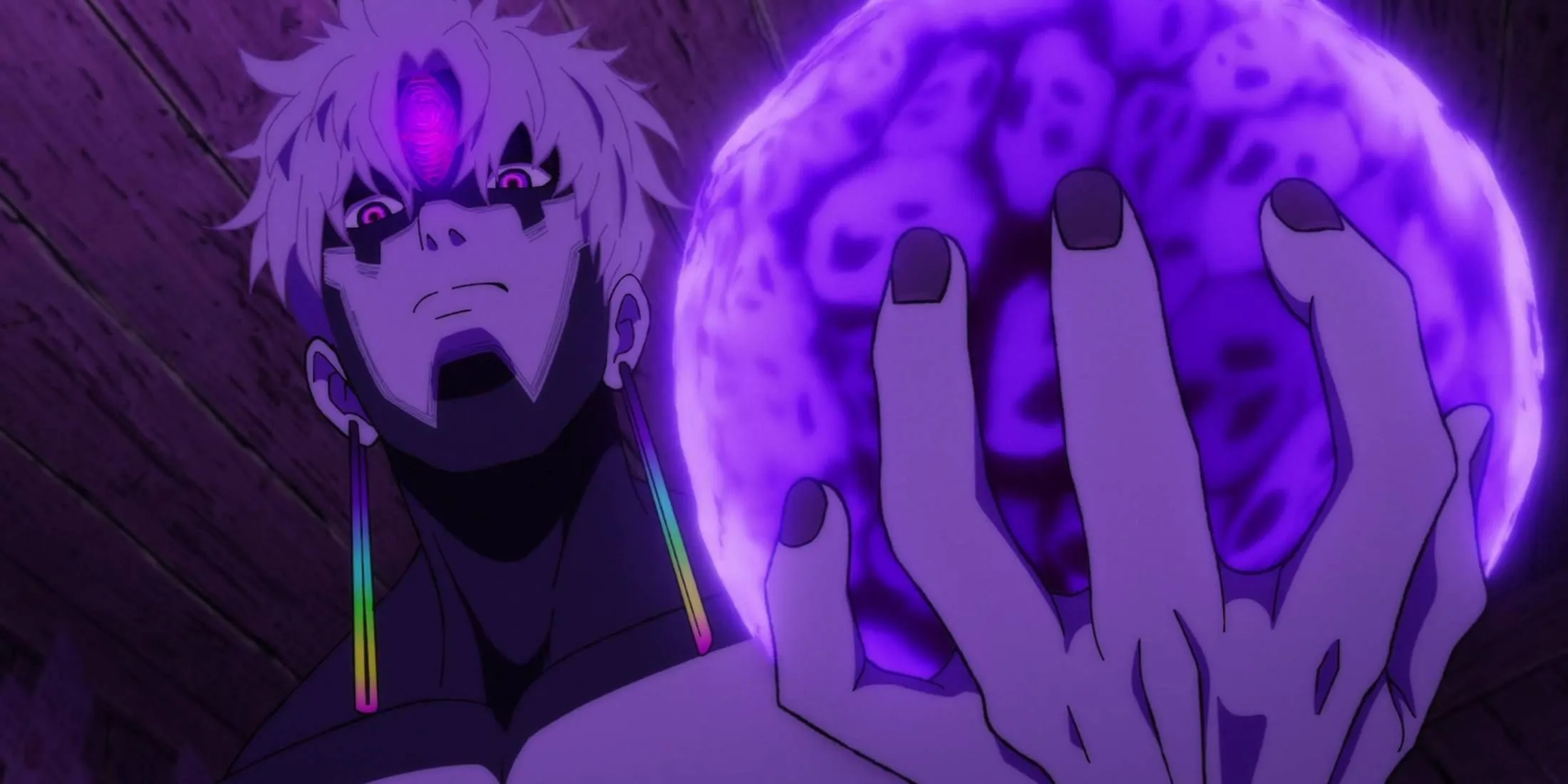 Боевая сцена из аниме «Дандадан»