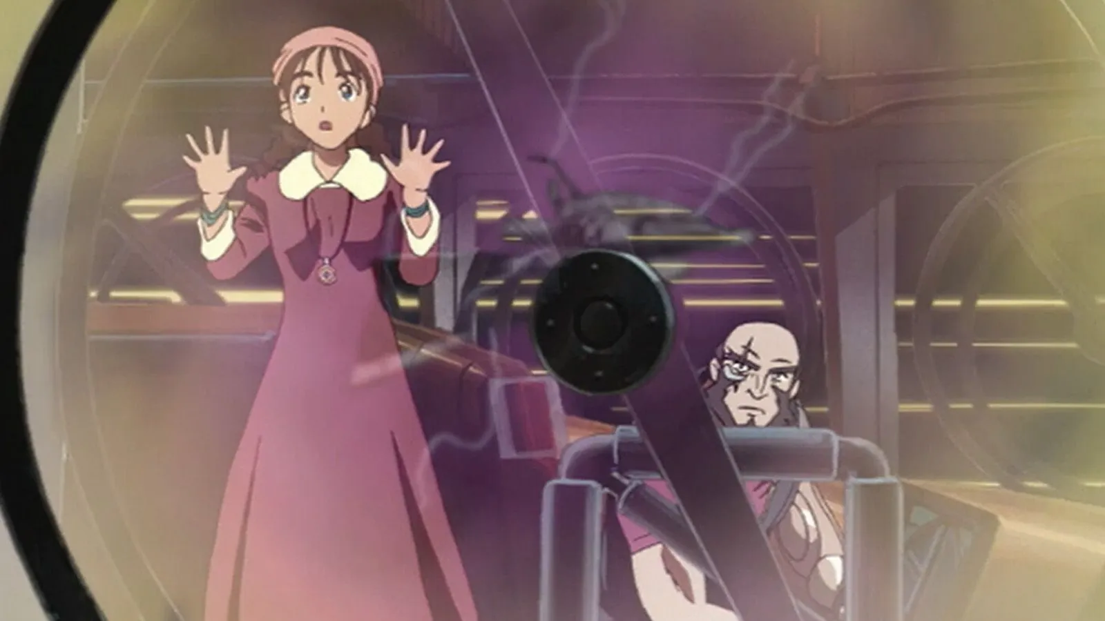 Мэйфа и Джет наблюдают издалека в 21-й серии «Ковбой Бибоп»