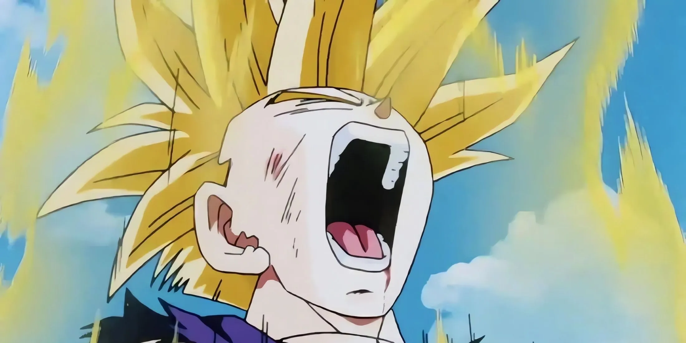 Гохан в шоке после слов Андроида 16 в «Драконий жемчуг Z»