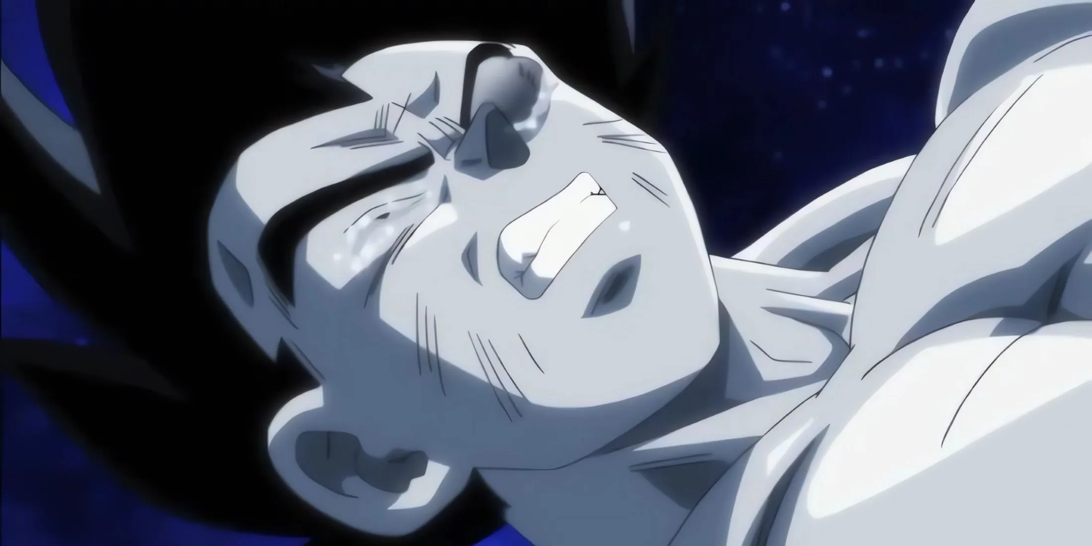 Вегета плачет после поражения на Турнире Силы