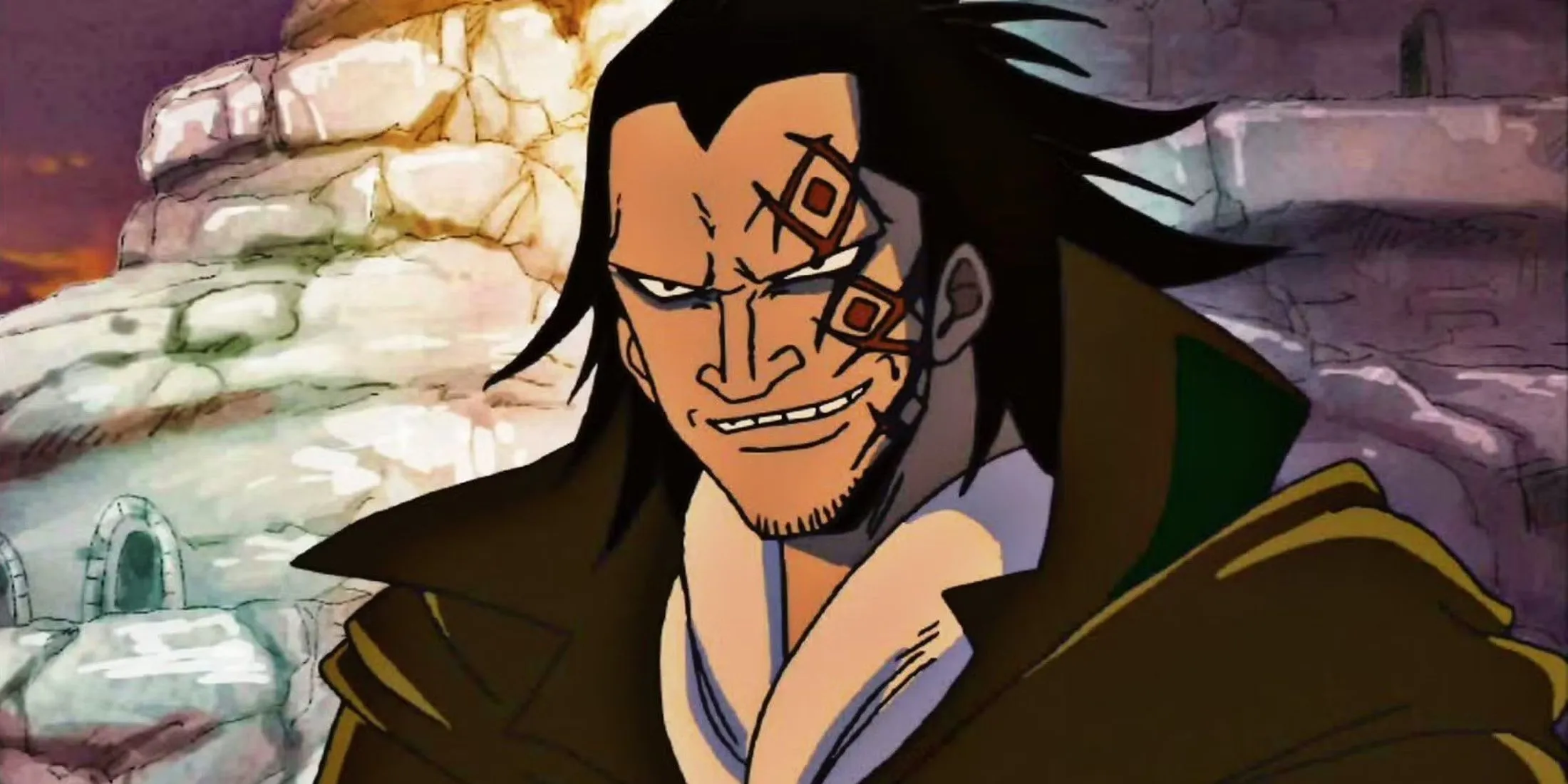 Монки Д. Драгон улыбается, лидер Революционной Армии