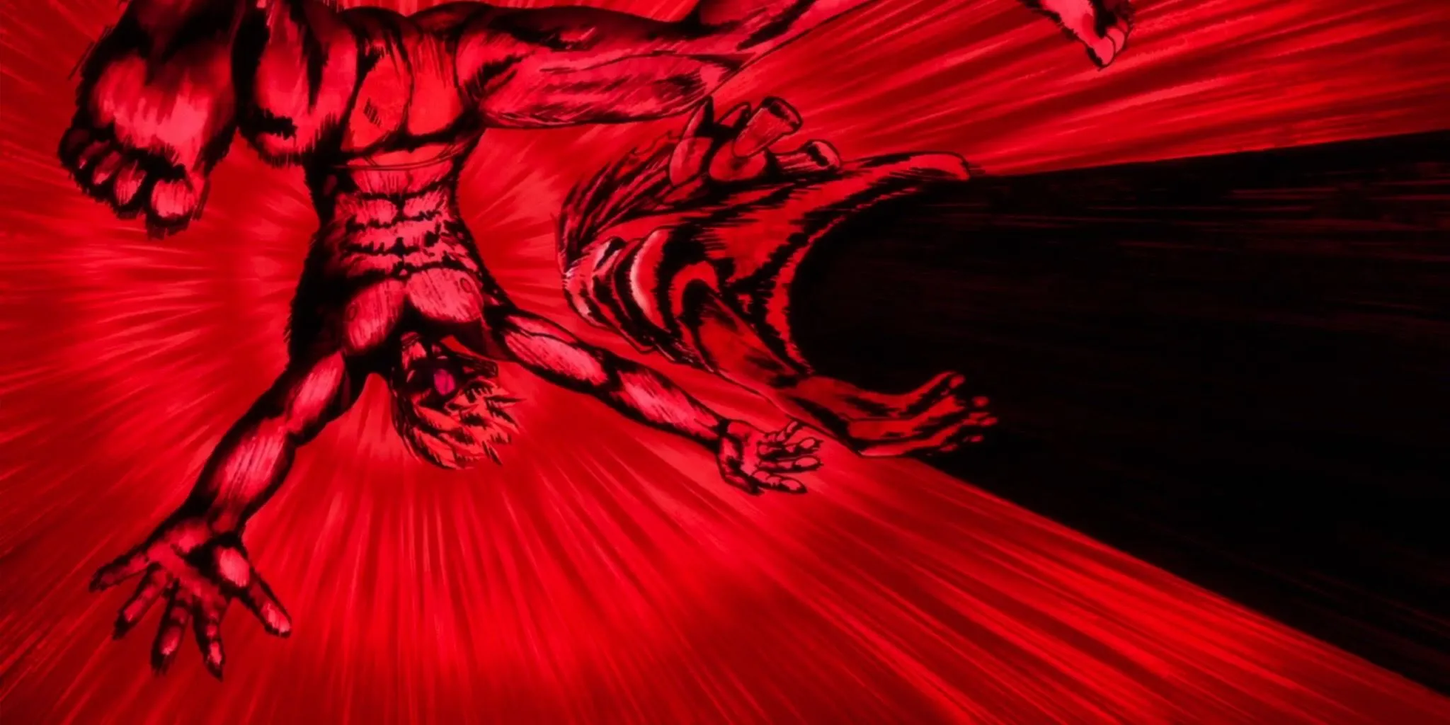 Турбо-бабуля Окарун бьёт головой Злой Глаз Дзидзи в «Дандадан», эпизод 21