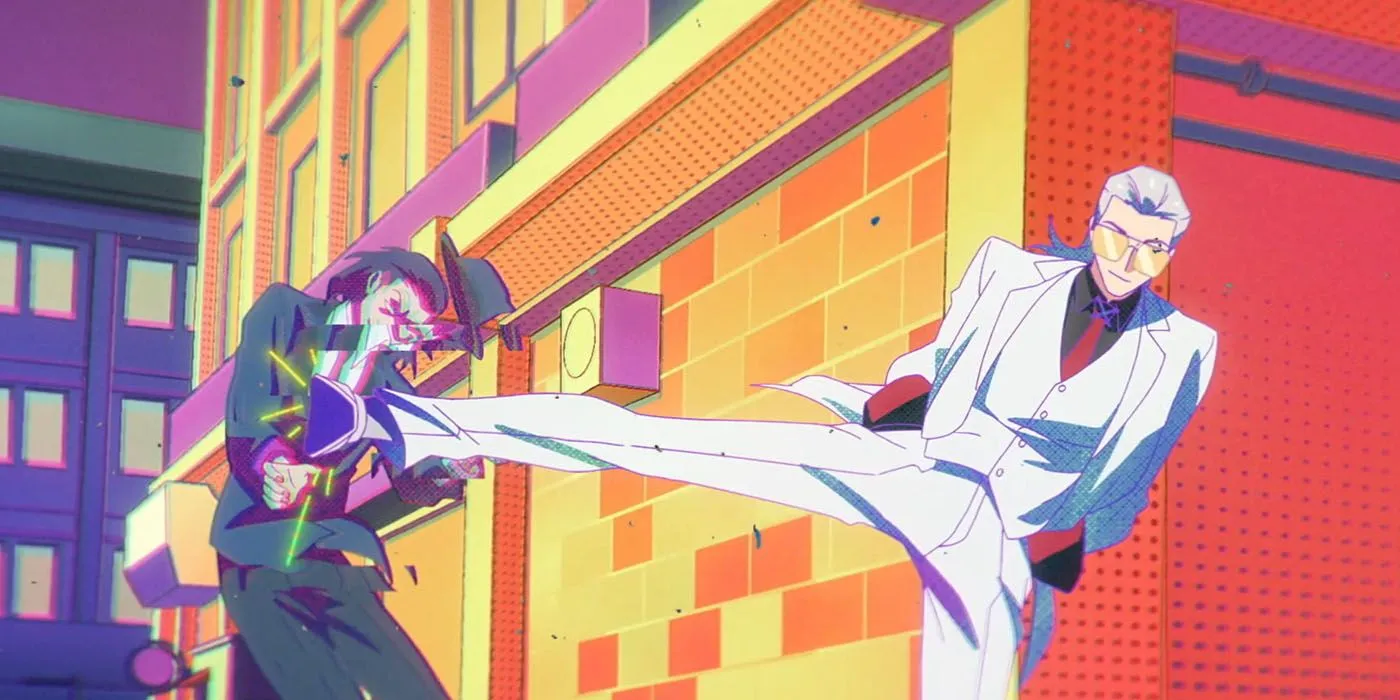 X бьёт Мастера Сапфира в финале «Быть героем Икс», эпизод 24