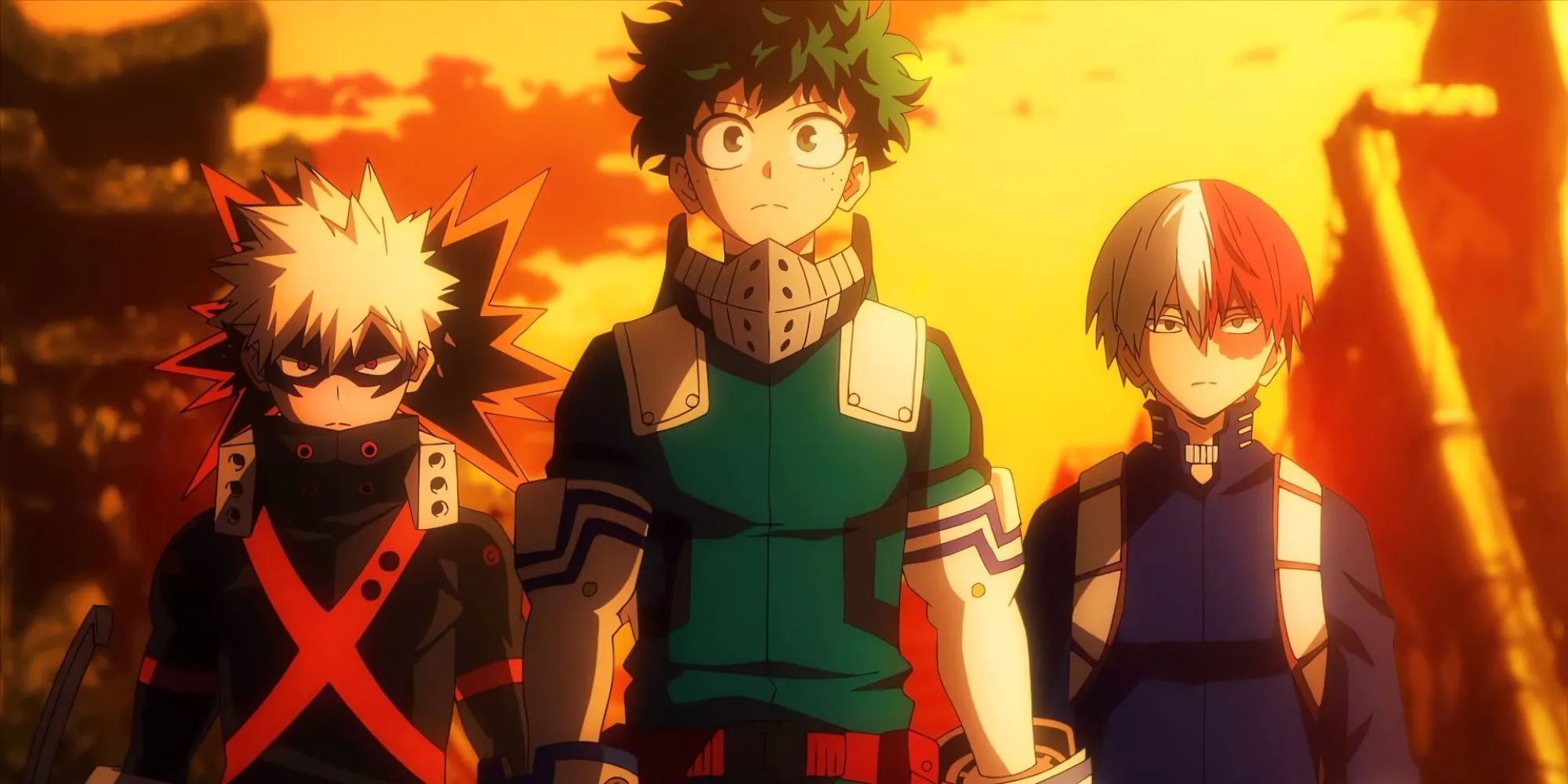 Дэку, Бакуго и Тодороки