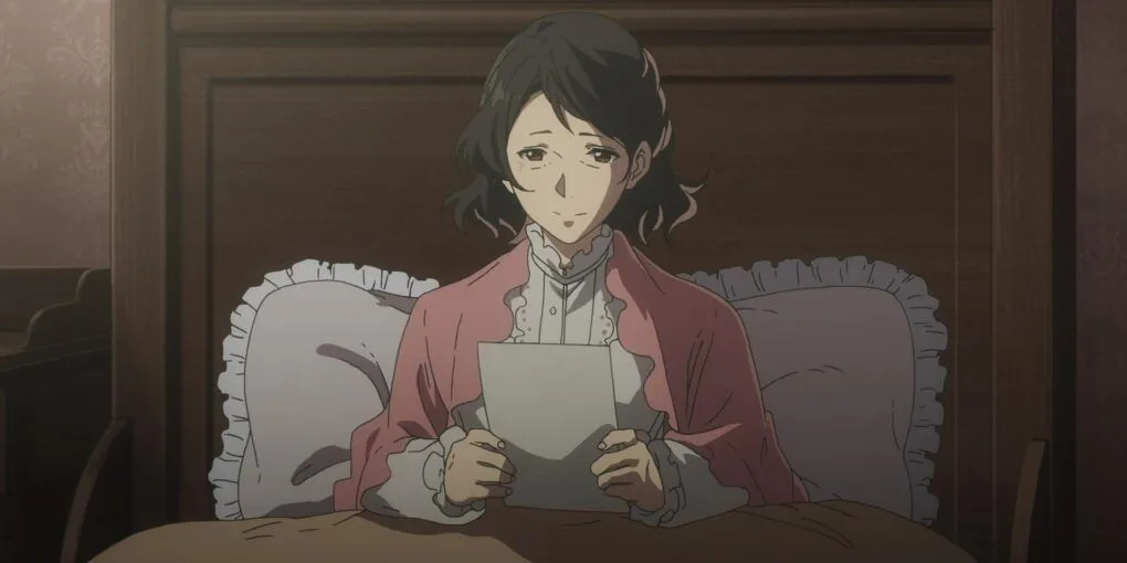 Вайолет за работой