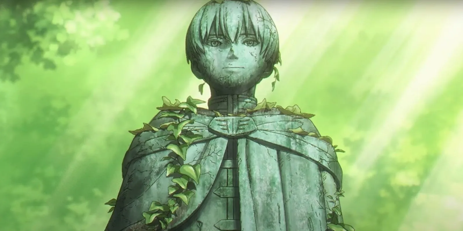 Статуя Химмеля во второй серии «Фрирен»