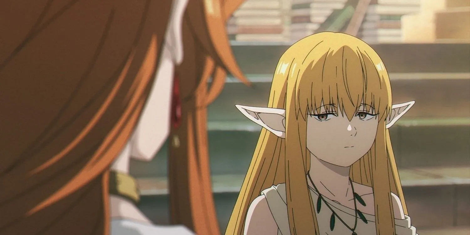 Зери строго смотрит на Фламме в двадцать первой серии