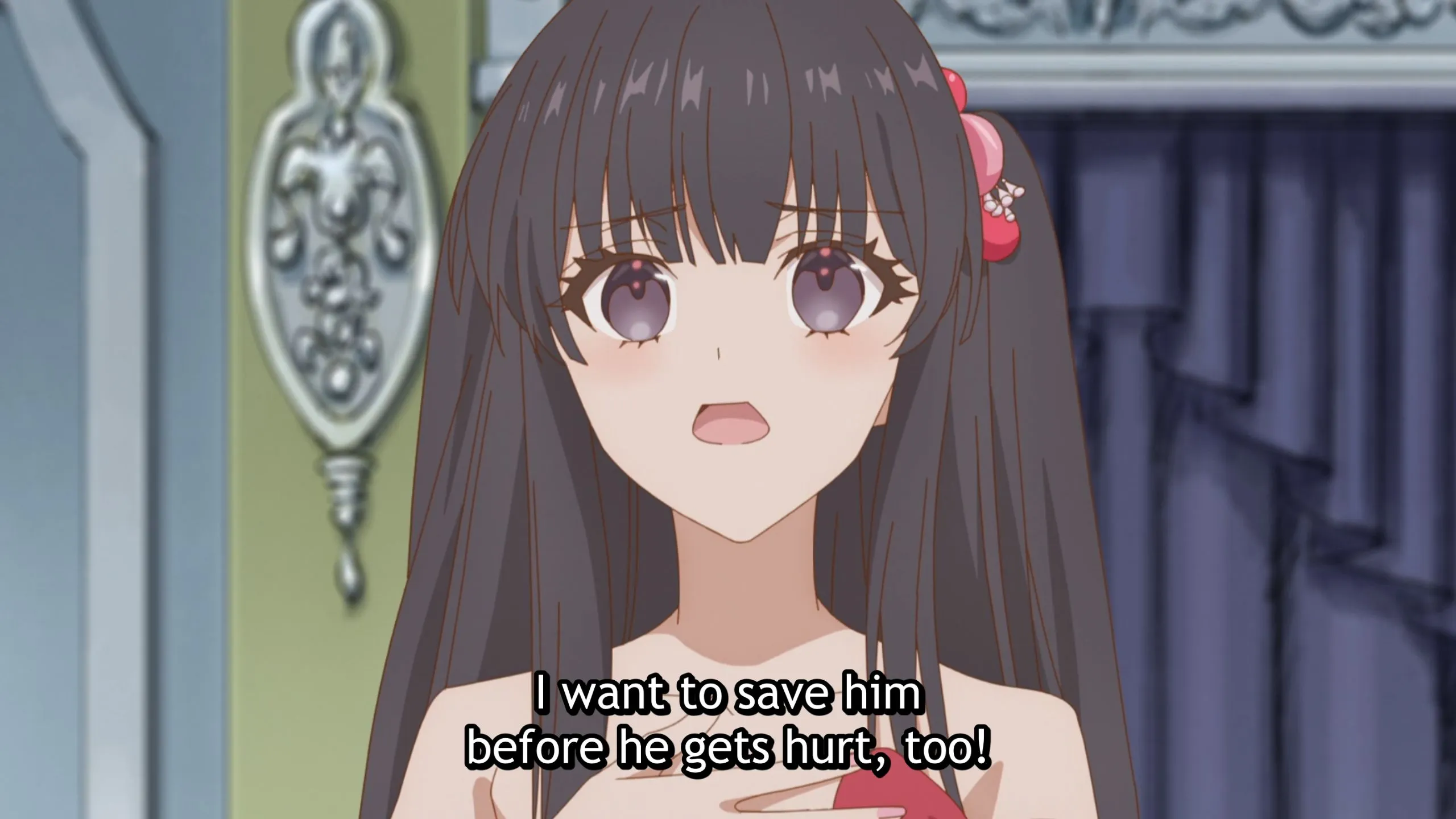 Акари, кадр из аниме «Принц соседней страны обожает злодейку»