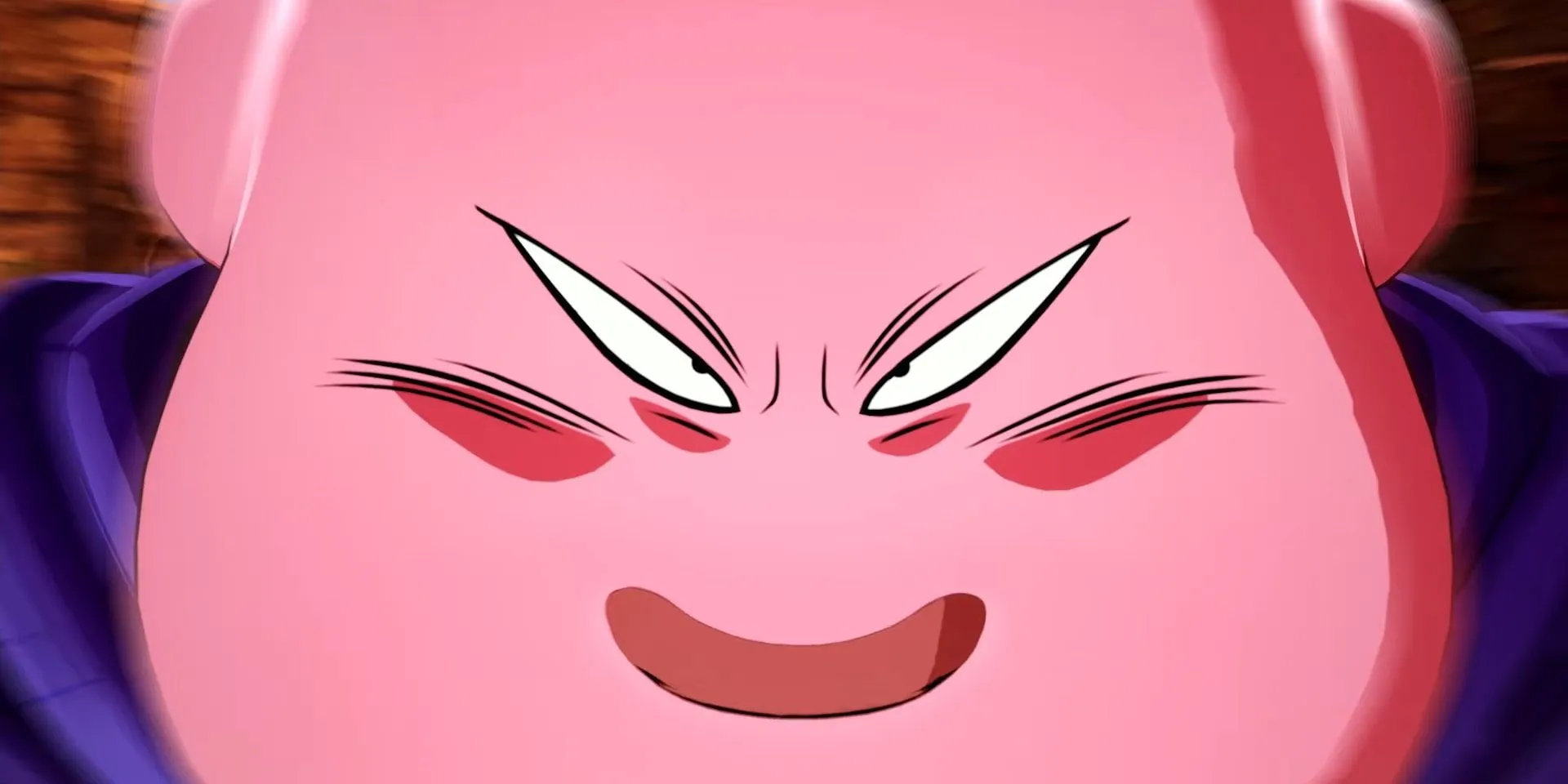 Добрый Буу улыбается в «Драконий жемчуг: Супер»