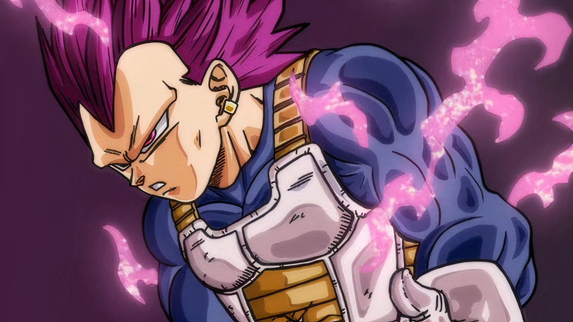 Ультра Эго Веджита в бою