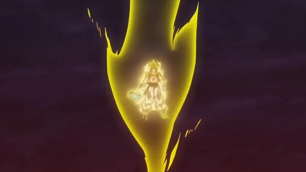 Годжита в бою в «Драконий жемчуг Зет: Перерождение»