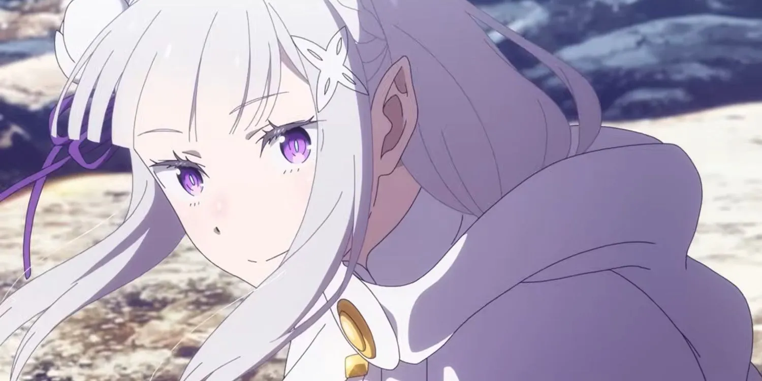 Эмилия в опенинге 4 сезона Re:Zero