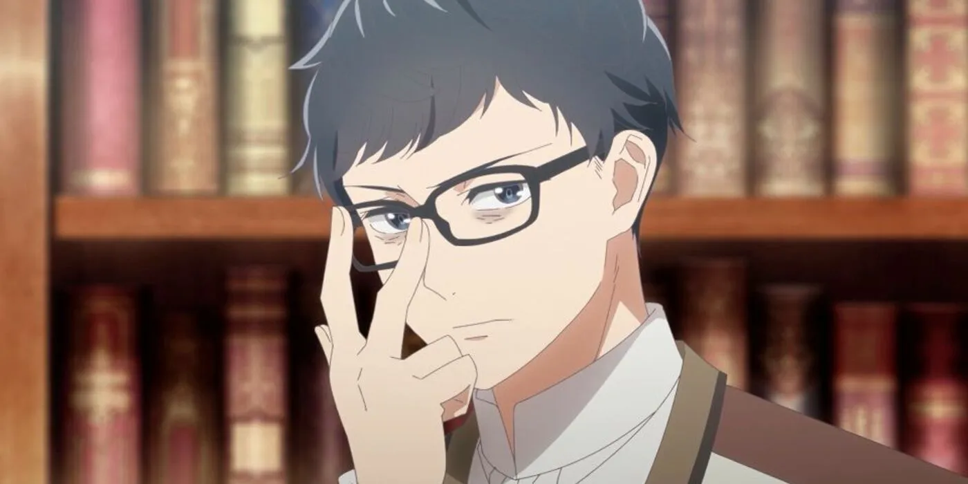 Кадр из аниме «Судьба параллельного мира в руках трудоголика» — Сэйитиро